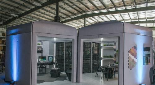 Prototype lunar habitat 3D-printed by Branch Technology