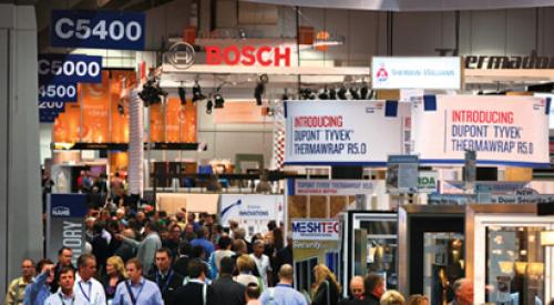International Builders' Show floor filled with attendees