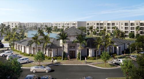 Siesta Lake Clubhouse exterior rendering 