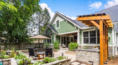 outdoor living space