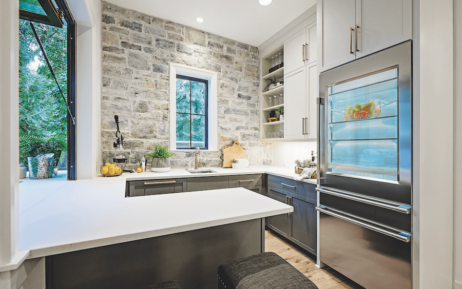 Kitchen interior of the juice bar design detail by Renaissance Homes