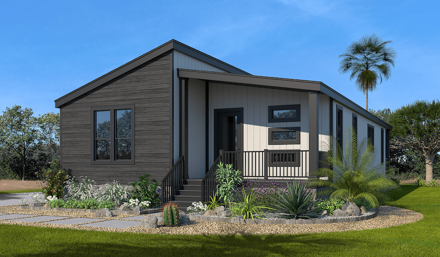 Exterior of Genesis Homes' Canyon model at the 2024 Show Village