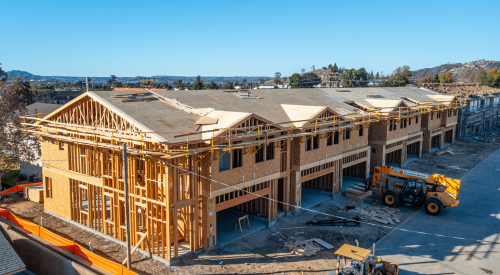 Agorus and Hallmark Communities' Daybreak project using prefabricated panels