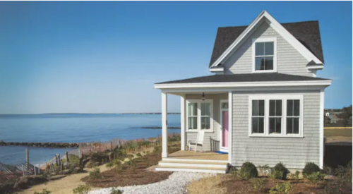 Eastern white cedar shingles and vinyl siding options