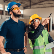 OSHA workplace inspection in progress