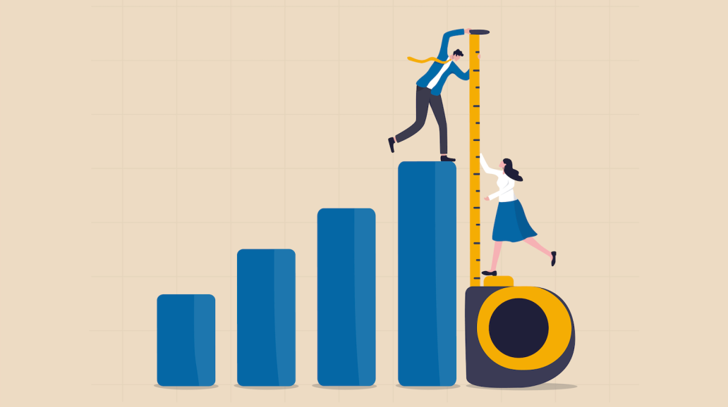 Measuring business benchmarking data